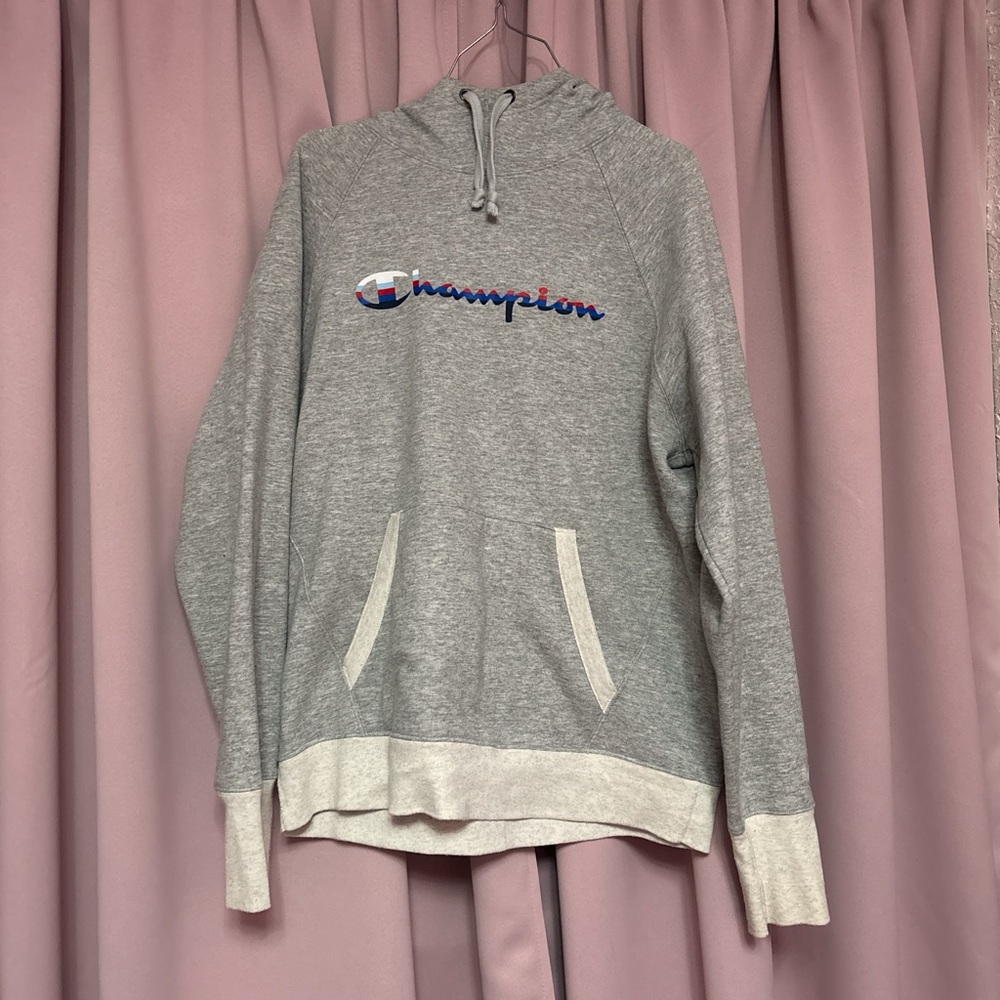 Champion Heather Gray Athletic Hoodie